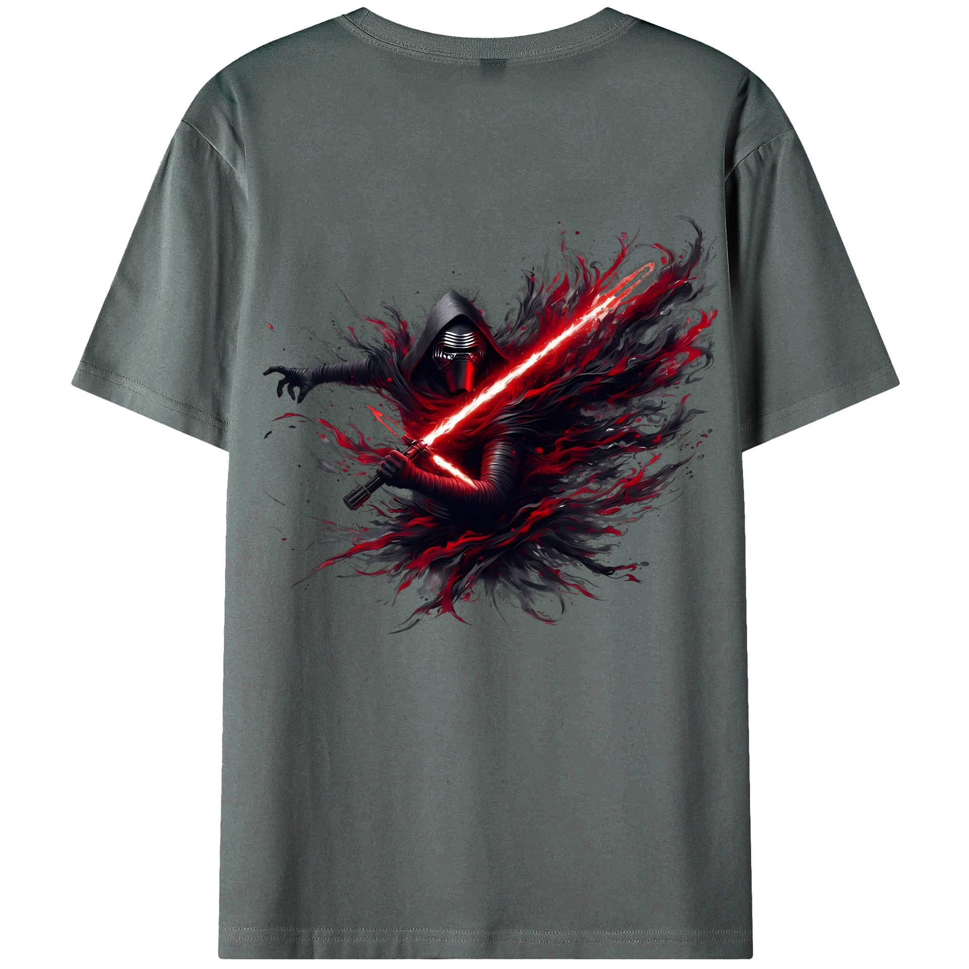 （画像用） スター・ウォーズ Star Wars 綿100％ メンズ半袖Tシャツ（バックプリント） 通気性